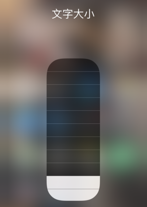 扶绥苹果手机维修分享小技巧：在 iPhone 控制中心快速调节字体大小 