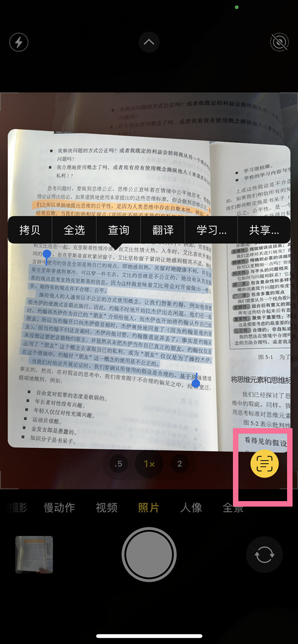扶绥苹果手机维修分享iOS 15照片文字怎么提取 
