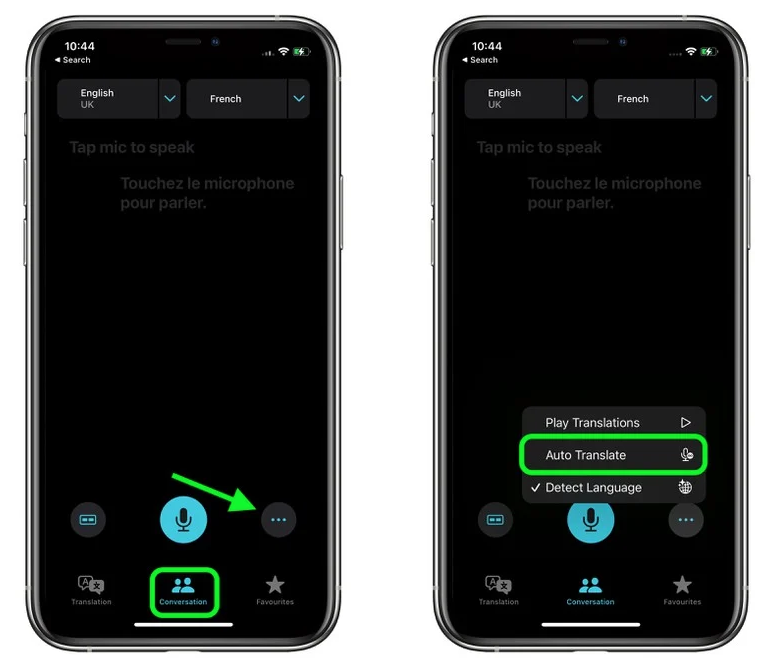 扶绥苹果手机维修分享iOS 15 “翻译” App 新改进 